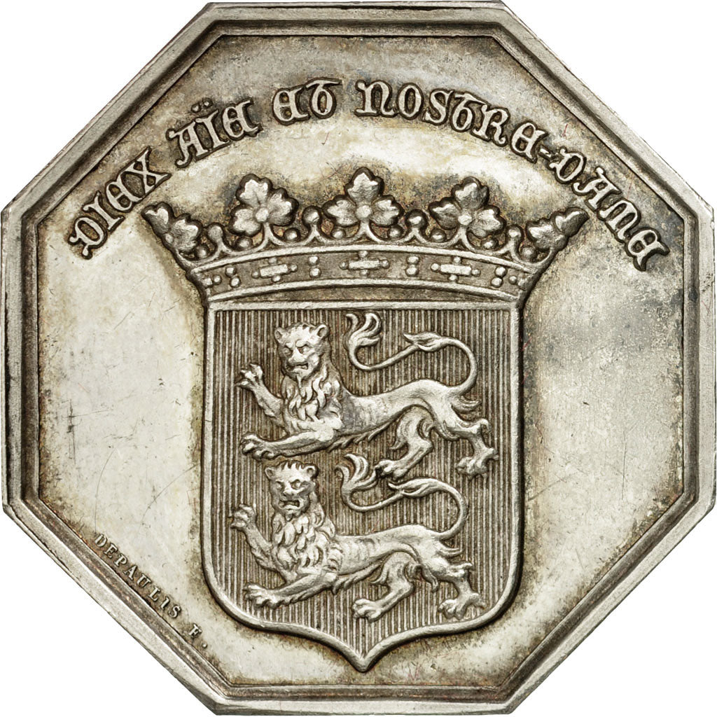 Francia, Token, Normandie, Compagnie d'Assurances Mutuelles, 1840, Depaulis