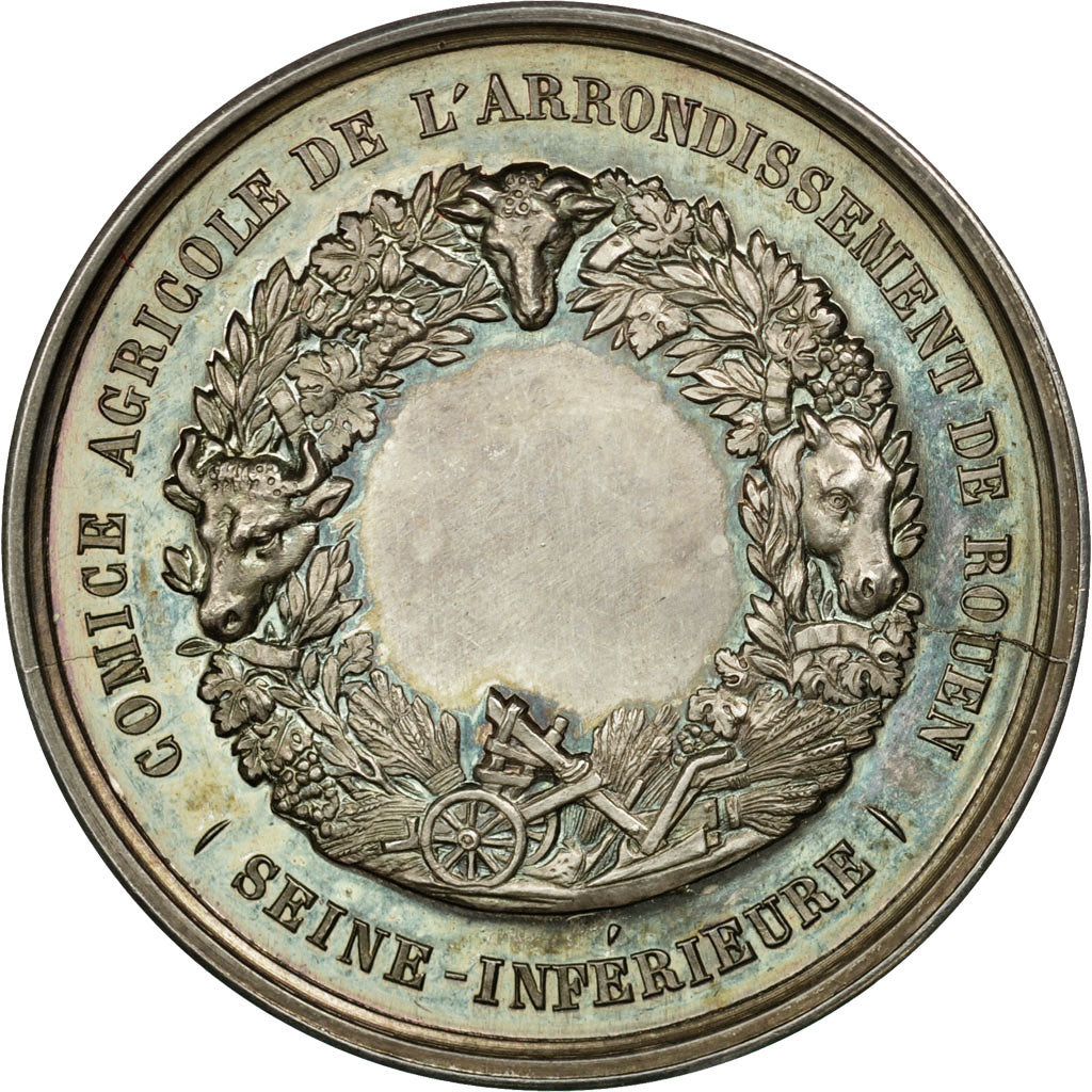 France, Token, Comice agricole de l'arrondissement de Rouen, Lagrange, MS(63)