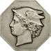 France, Token, Chambre de Commerce de Dieppe, 1936, AU(55-58), Silver