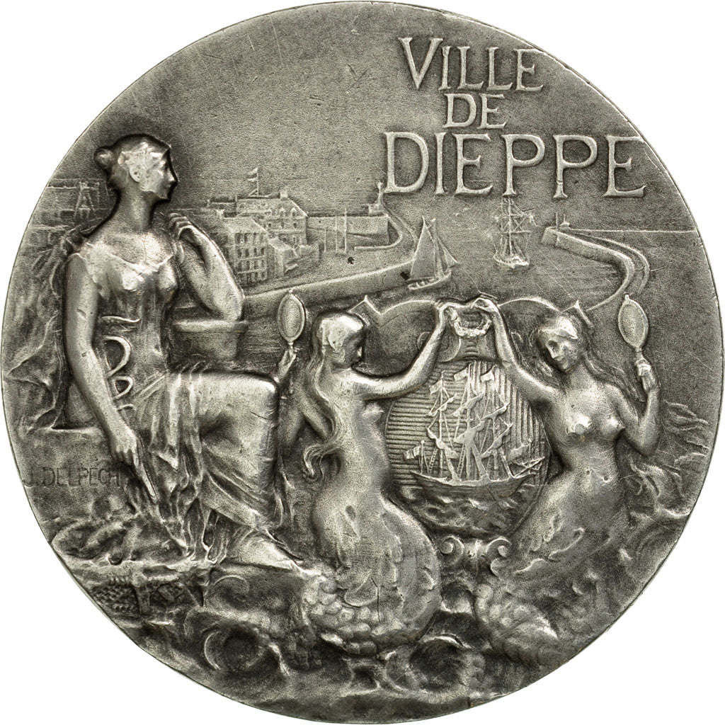 Francia, Token, Caisse d'Epargne de Dieppe, 1836, Delpech, SPL-, Argento