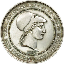 France, Jeton, Société d'Emulation, Commerce et Industrie, Seine Inf., 1855
