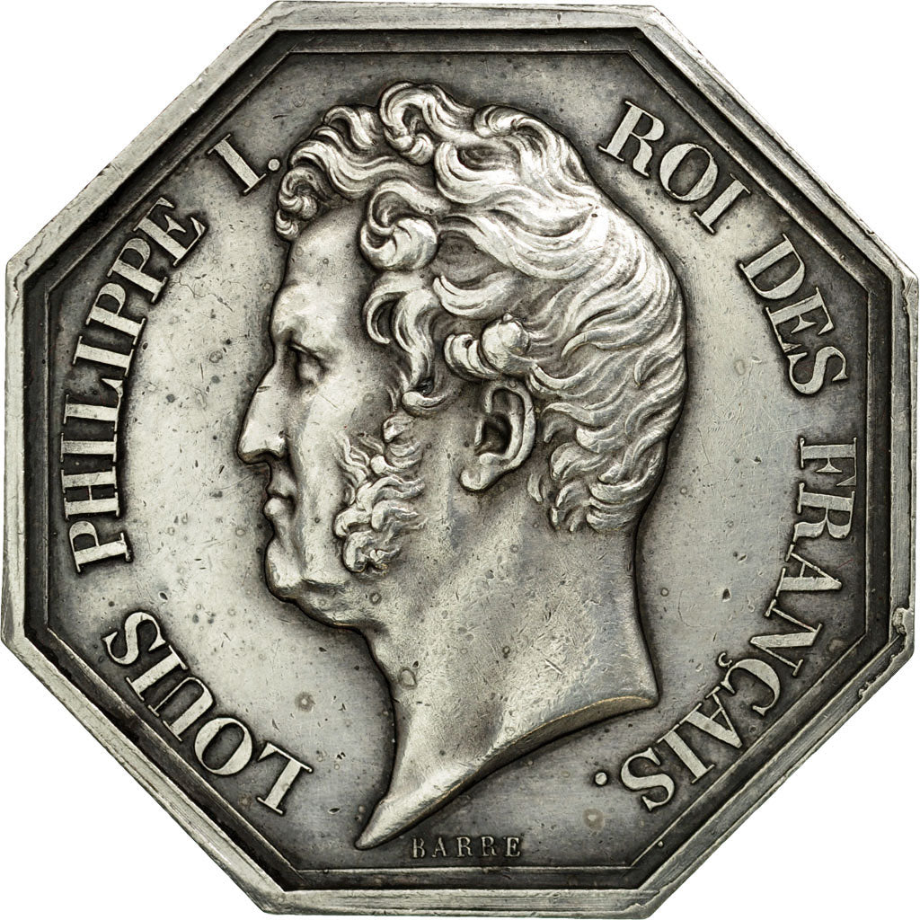 France, Token, Louis-Philippe, Agents de Change de Paris, 1832, Barre
