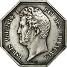 France, Token, Louis-Philippe, Agents de Change de Paris, 1832, Barre