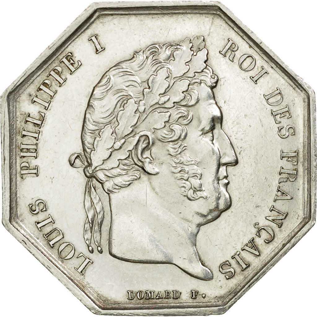 France, Token, Louis-Philippe, Tribunal de Paris, 1830, Domard, MS(60-62)