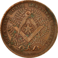 France, Token, Masonic, Loge des HHH, Orient du Havre, 1813, Coquardon