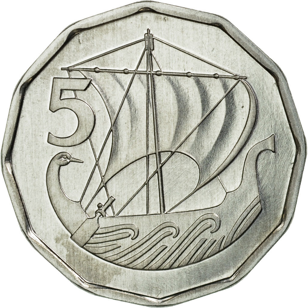Monnaie, Chypre, 5 Cents, 1982, Paris, ESSAI, FDC, Nickel-brass, KM:55.2