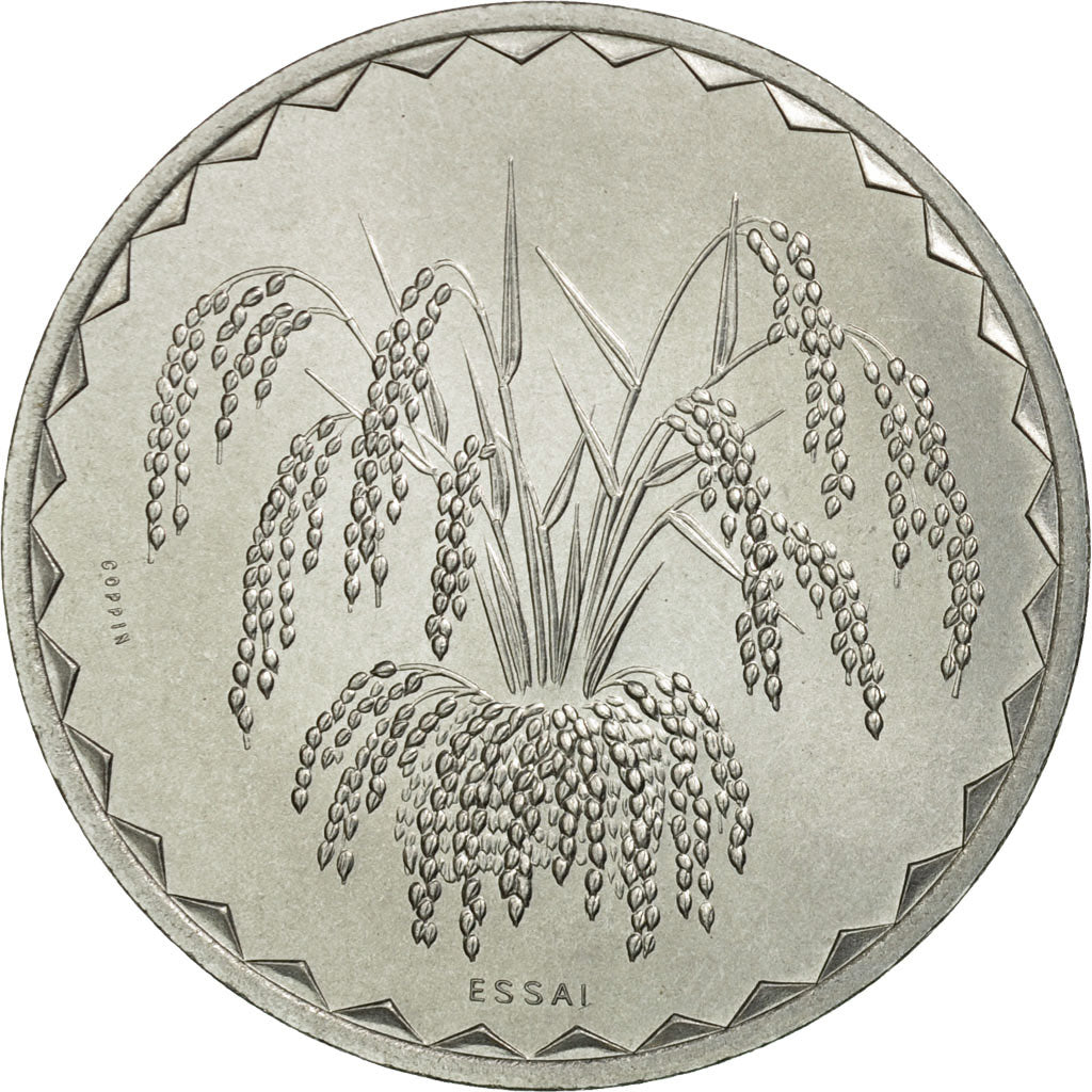 Coin, Mali, 25 Francs, 1976, Paris, ESSAI, MS(65-70), Aluminum, KM:E4