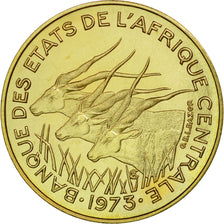 Coin, Central African States, 5 Francs, 1973, Paris, ESSAI, MS(65-70)
