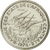 Coin, Central African States, 50 Francs, 1976, Paris, ESSAI, MS(65-70), Nickel