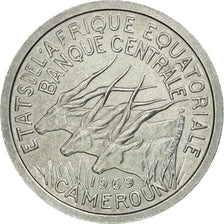 Coin, EQUATORIAL AFRICAN STATES, Franc, 1969, Paris, ESSAI, MS(63), Aluminum