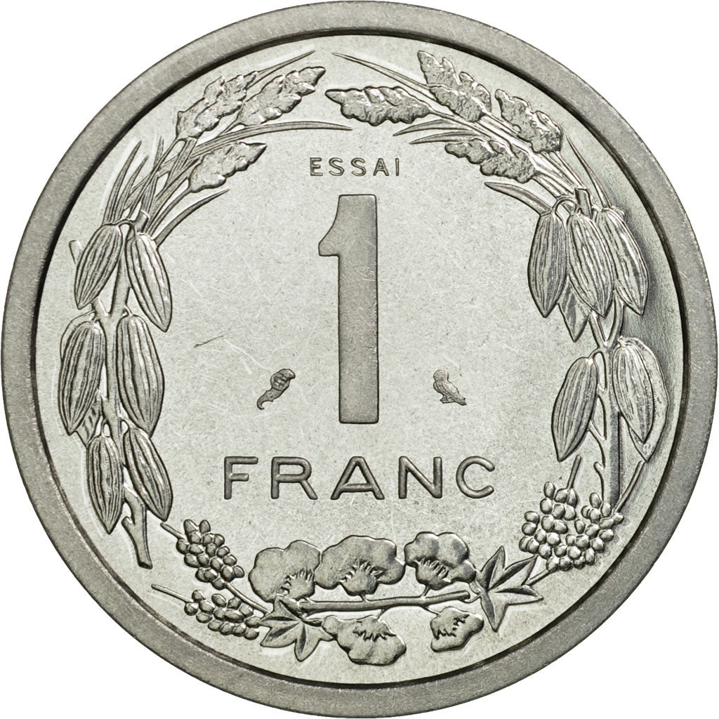 Moneta, Stati dell’Africa equatoriale, Franc, 1969, Paris, ESSAI, FDC