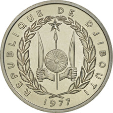 Coin, Djibouti, 100 Francs, 1977, Paris, ESSAI, MS(65-70), Copper-nickel, KM:E7