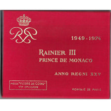Monaco, Rainier III, Mint Set, 1974