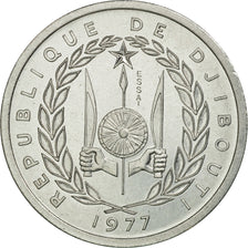 Coin, Djibouti, Franc, 1977, Paris, ESSAI, MS(65-70), Aluminum, KM:E1