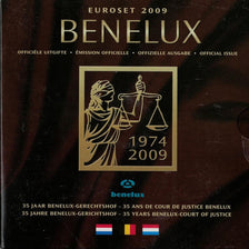 Benelux, Euro Set of 24 coins + 1 token, 2009