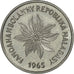 Coin, Madagascar, Franc, 1965, Paris, ESSAI, MS(65-70), Stainless Steel, KM:E6