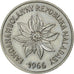 Moneda, Madagascar, 5 Francs, 1966, Paris, ESSAI, FDC, Acero inoxidable, KM:E8
