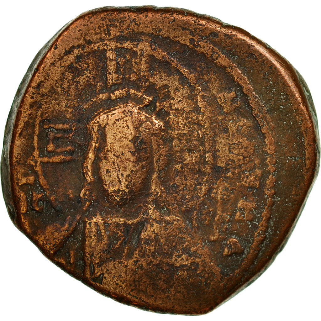 Coin, Constantine VIII, Follis, c. 1025-1028, Constantinople, VF(20-25), Copper