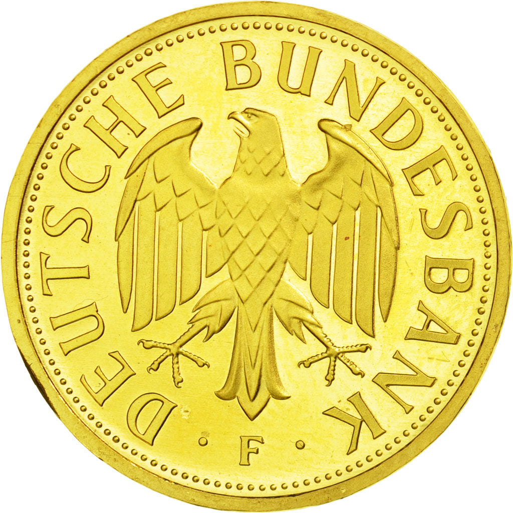 Coin, GERMANY - FEDERAL REPUBLIC, Mark, 2001, Stuttgart, MS(65-70), Gold, KM:203