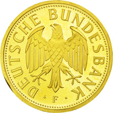 Coin, GERMANY - FEDERAL REPUBLIC, Mark, 2001, Stuttgart, MS(65-70), Gold, KM:203