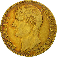 Coin, France, Napoléon I, 40 Francs, 1803, Paris, EF(40-45), Gold, KM:652