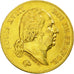 Moneta, Francia, Louis XVIII, Louis XVIII, 40 Francs, 1818, Lille, BB+, Oro
