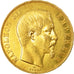 Moneda, Francia, Napoleon III, Napoléon III, 50 Francs, 1859, Paris, MBC+, Oro