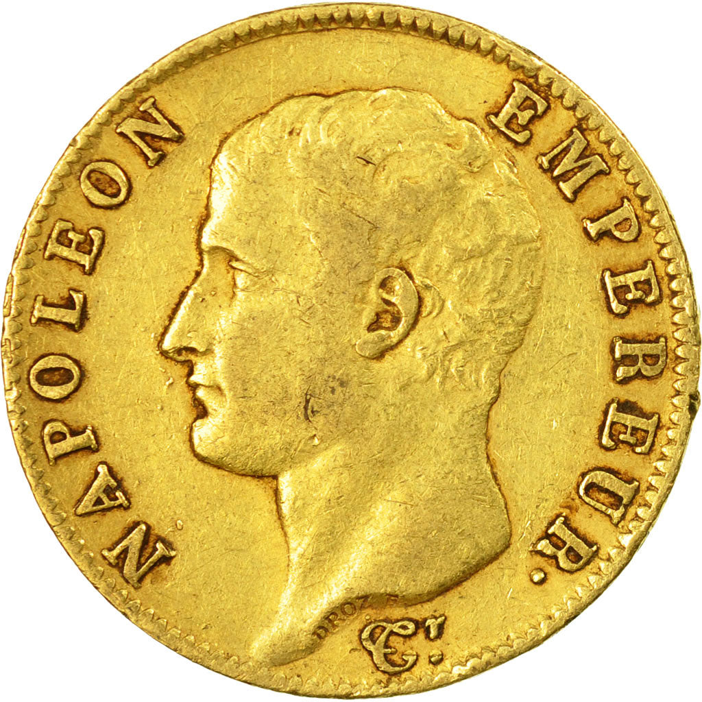 Moneta, Francia, Napoléon I, 20 Francs, 1806, Paris, BB, Oro, KM:663.1