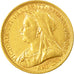 Moneda, Australia, Victoria, Sovereign, 1894, Melbourne, MBC+, Oro, KM:13