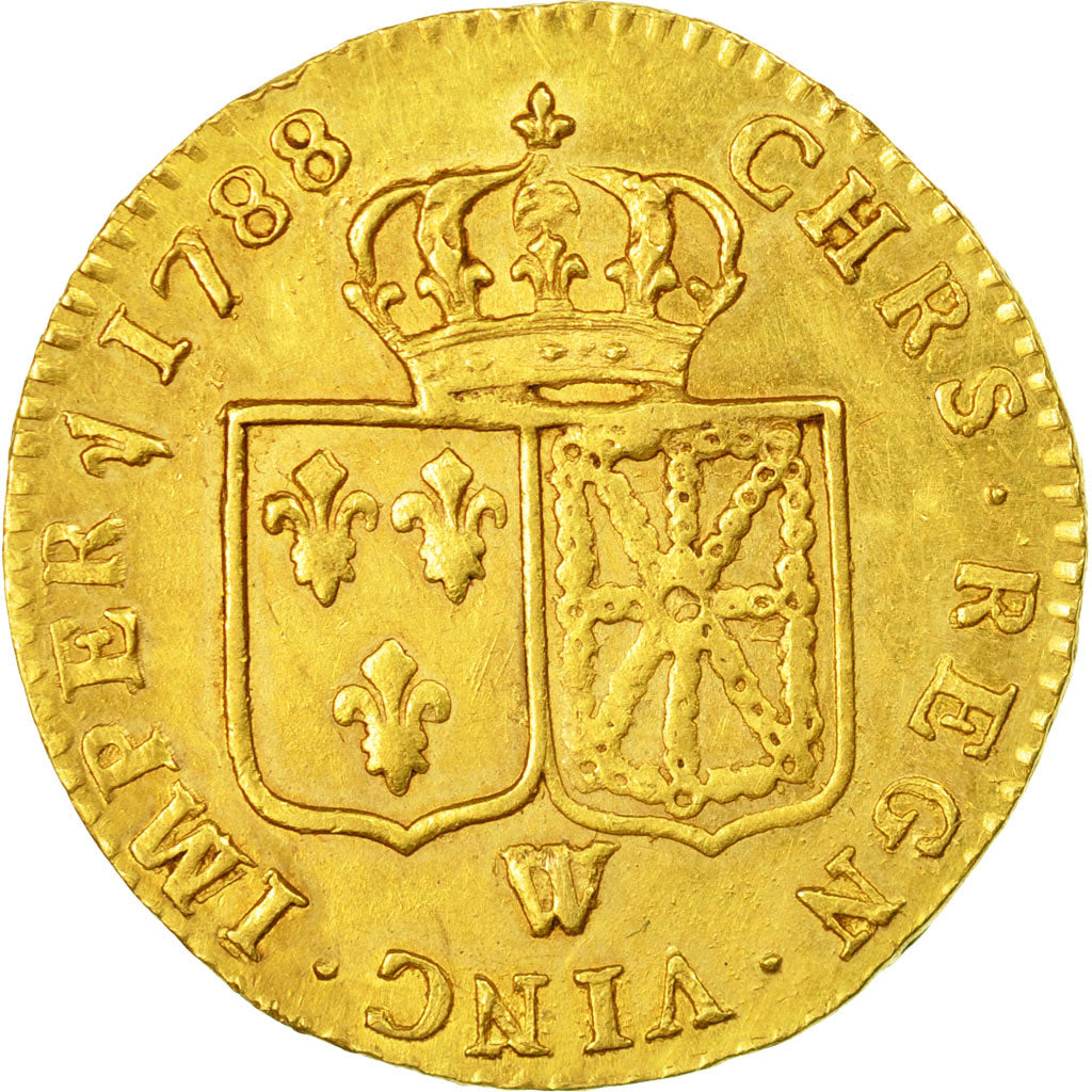 Munten, Frankrijk, Louis XVI, Louis d'or à la tête nue, Louis d'Or, 1788