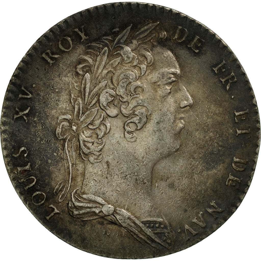 Frankreich, Token, Louis XV, Académie Française, SS+, Silber, Feuardent:4377