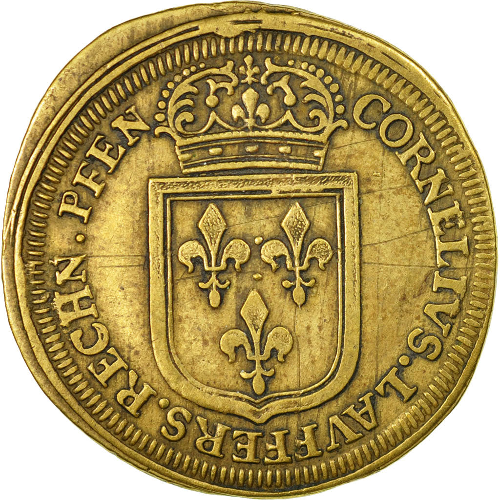 France, Count Token, Louis XIV, Nuremberg, MS(60-62), Brass