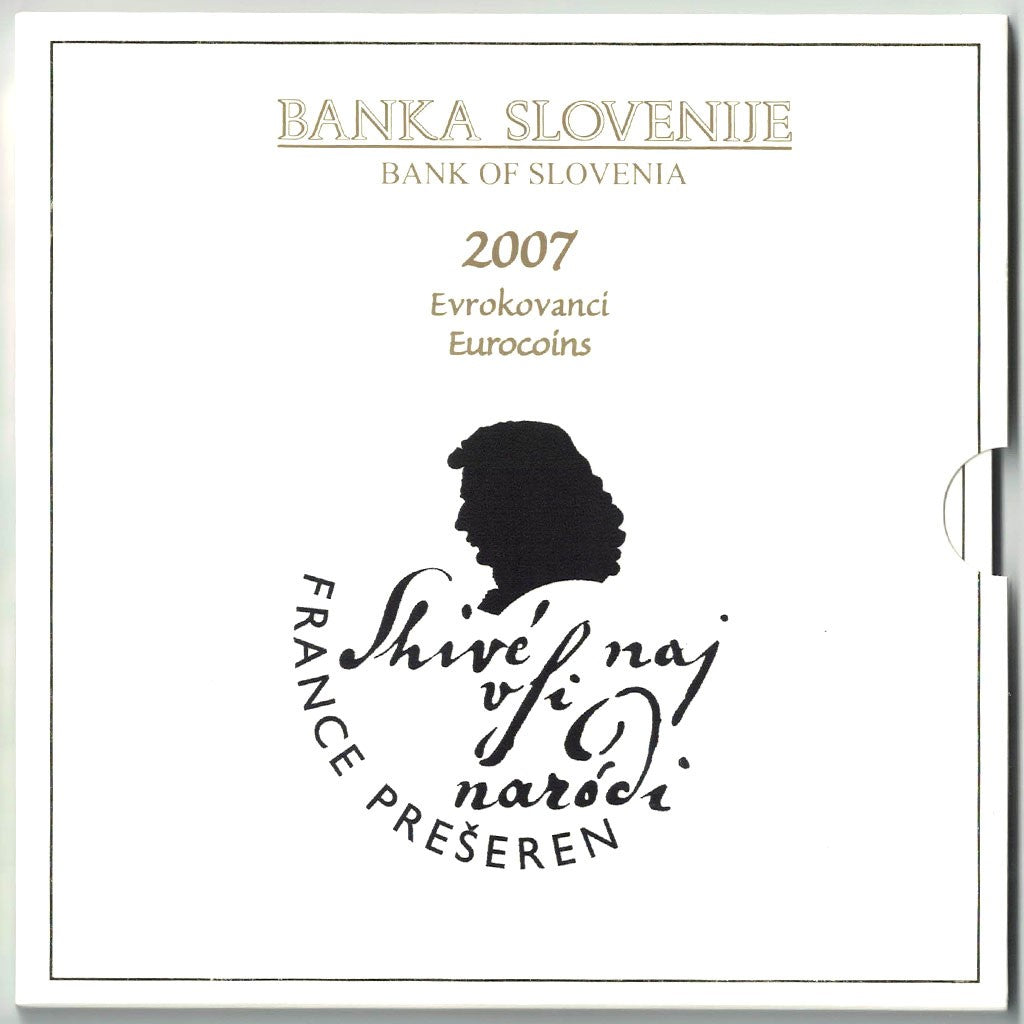 Slovenia, Euro Set of 8 coins , 2007