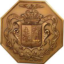 France, Token, Chambre de Commerce d'Elbeuf, 1862, MS(65-70), Bronze