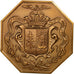 France, Token, Chambre de Commerce d'Elbeuf, 1862, MS(65-70), Bronze