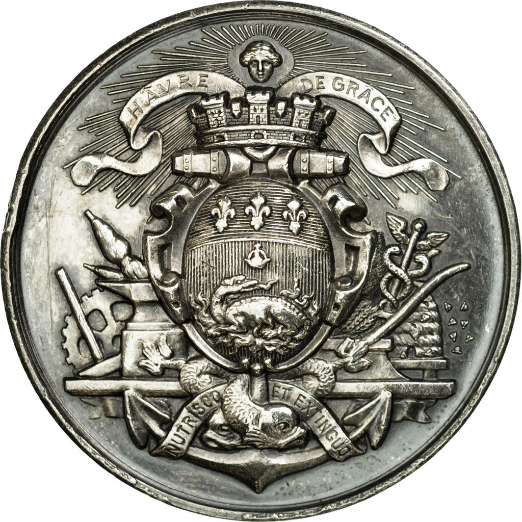 France, Jeton, Chambre de Commerce du Havre, SUP+, Argent