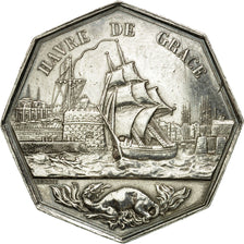 France, Jeton, Chambre de Commerce du Havre, Barre, SUP, Argent