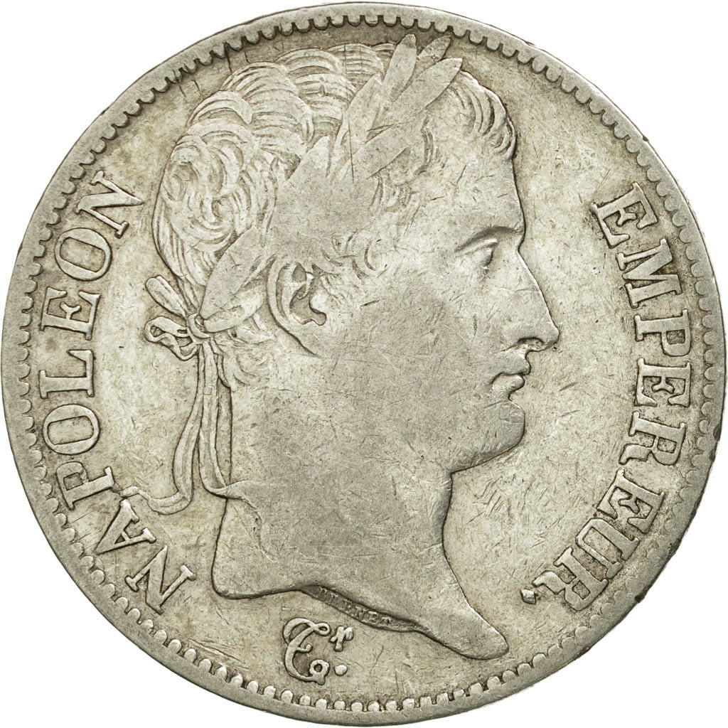 Coin, France, Napoléon I, 5 Francs, 1813, Utrecht, VF(30-35), Silver
