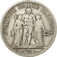 Münze, Frankreich, Hercule, 5 Francs, 1849, Paris, S+, Silber, KM:756.1