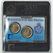 San Marino, Coin card 20 & 50 Euro Cents, 2003