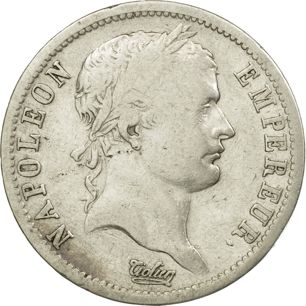 Moneta, Francia, Napoléon I, 2 Francs, 1809, Paris, MB, Argento, KM:693.1