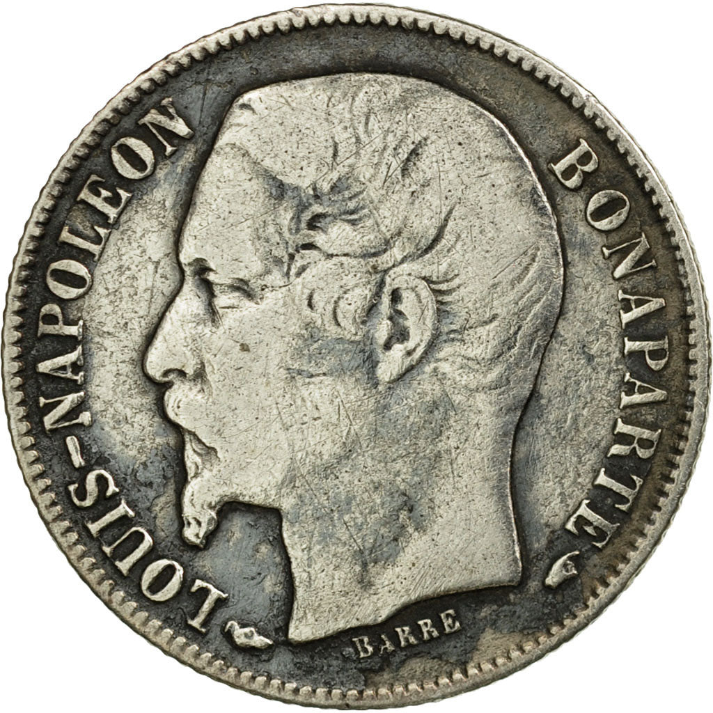 Coin, France, Napoléon III, 50 Centimes, 1852, Paris, VF(20-25), Silver