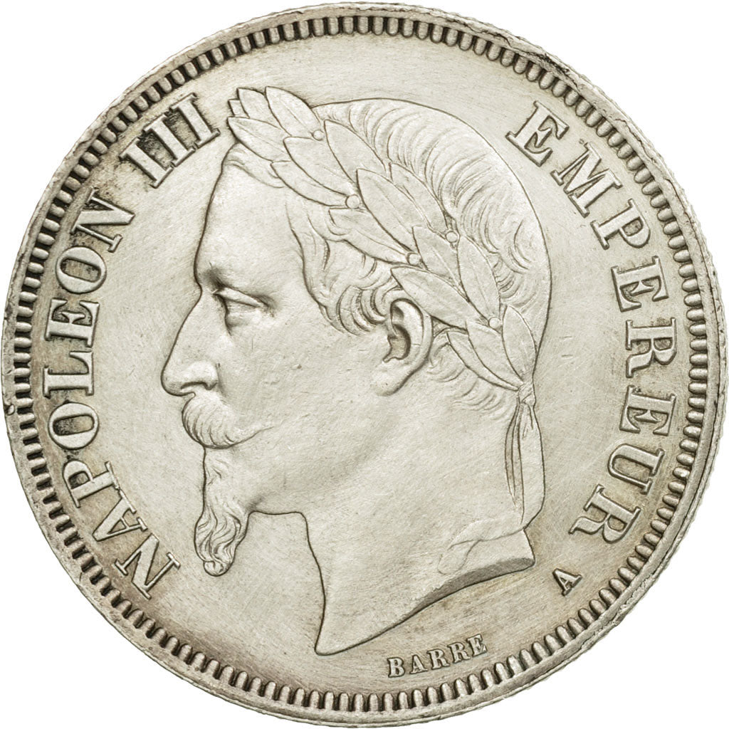 Coin, France, Napoleon III, 2 Francs, 1868, Paris, AU(55-58), Silver