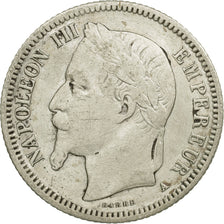 Coin, France, Napoleon III, Franc, 1869, Paris, VF(30-35), Silver