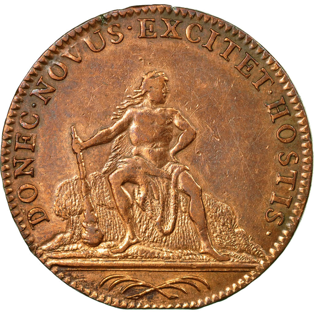 France, Token, Louis XIV, EF(40-45), Copper, Feuardent:12804
