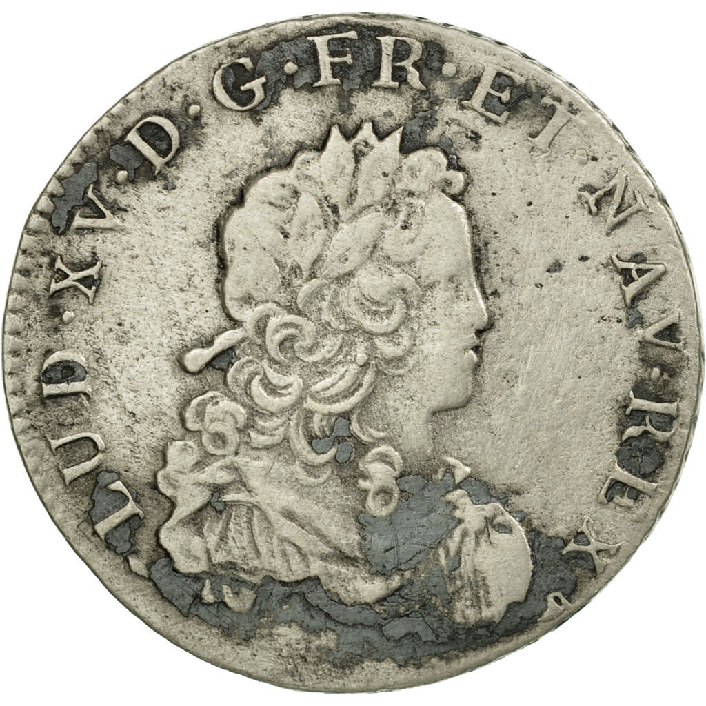 Moneta, Francia, Louis XV, 1/3 Écu de France, 1/3 Ecu, 1720, Rouen, MB+