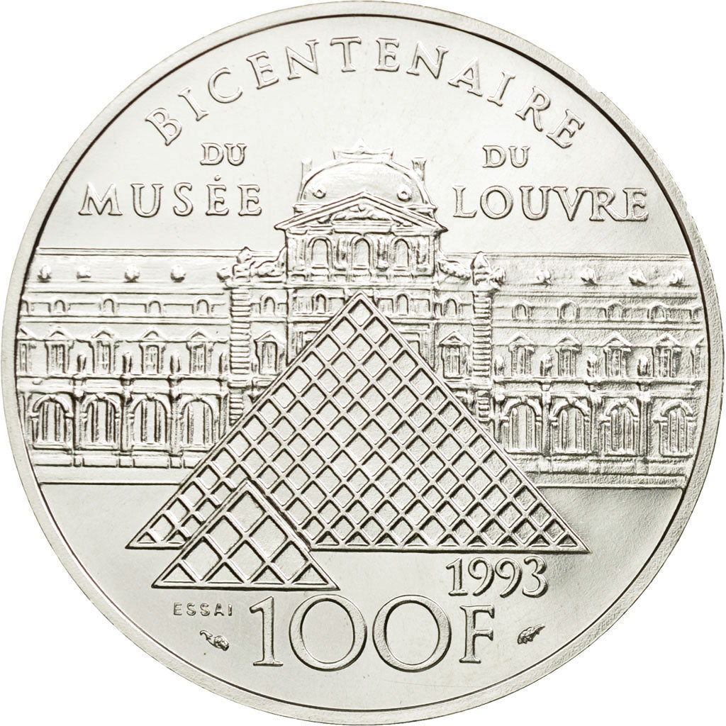Münze, Frankreich, L'Infante, 100 Francs, 1993, ESSAI, STGL, Silber, KM:1021