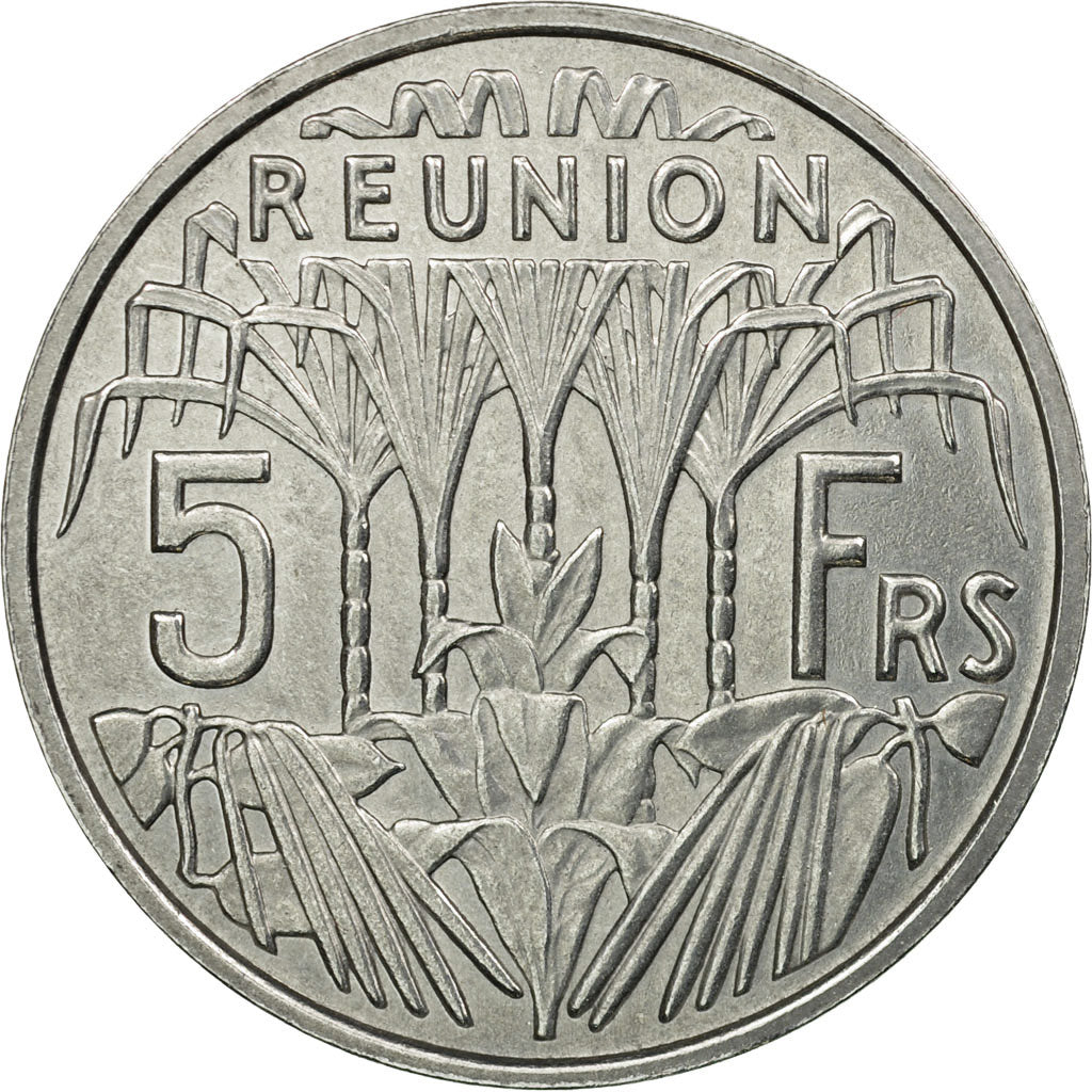Monnaie, Réunion, 5 Francs, 1955, Paris, ESSAI, SPL, Aluminium, KM:E5