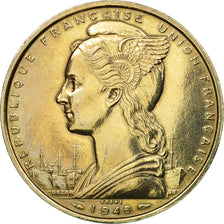 Coin, French Somaliland, 5 Francs, 1948, Paris, ESSAI, MS(60-62), Copper-nickel