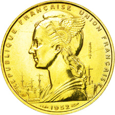 Coin, French Somaliland, 20 Francs, 1952, Paris, ESSAI, MS(60-62)